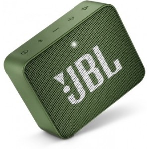 JBL Go 2 Green / Bluetooth Portable Speaker, 3W (1x3W) RMS, BT Type 4.1, Frequency response: 180Hz – 20kHz, IPX7 Waterproof, Speakerphone, 730mAh rechargeable Lithium-ion battery,  3.5 mm jack audio input, Battery life (up to) 5 hr