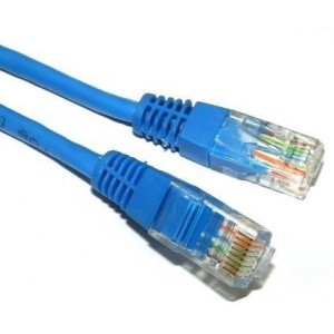 Cablu UTP Patch cord cat. 5E - 3m, blue, Spacer "SP-PT-CAT5-3M-BL"