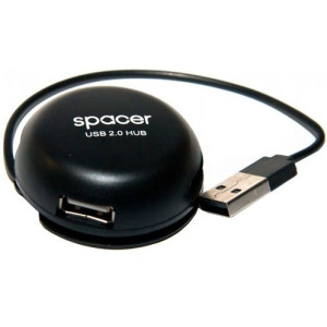 HUB USB 2.0 extern, 4*USB Spacer "SPH-148A"