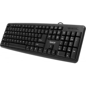 Tastatura Spacer QWERTY 104 keys, anti-spill, USB SPKB-S62