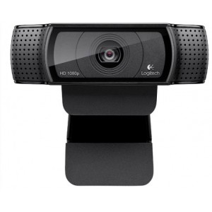 Logitech HD PRO Webcam C920, Microphone(dual stereo),  Full HD 1080p video calls & recording, up 15 Megapixel images, H.264 video standard, Carl Zeiss® optics with Autofocus, USB