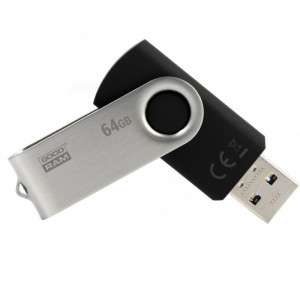 Флешка GoodRam UTS2, 64GB, USB 2.0, UTS2-0640K0R11, Black