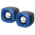 Omega OG15BL Speakers 2.0 6W Blue Usb [43041]