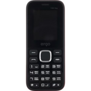 Мобильный телефон ERGO F181 Step DS, Black