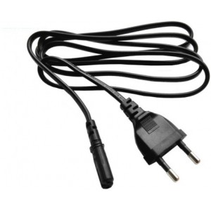 Power Cord H03VVH2-F, C7 socket connector for printers, 2X0.75mm2, 1.8M