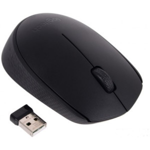 Logitech Wireless Mouse B170 Black, Optical Mouse, Nano receiver, Business Retail