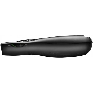   Logitech R400 Laser Presentation Remote 2.4 GHz wireless, Up to 15-meter range, Battery indicator, Red laser pointer