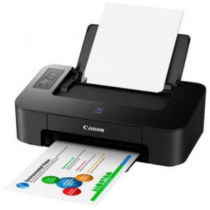 Printer Canon Pixma E204 Black,  A4, Print 4800x1200dpi_2pl, ESAT 8.0/4.0 ipm,64-275г/м2, Cassette: 60 sheets, USB 2.0, 2 x  Ink Cartridge PG-46, CL-56 (Optional PG-46XL, CL-56XL)