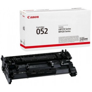 Laser Cartridge Canon 052 (HP ххх X), black (3 100 pages) for LBP-21X Series & MF42X Series