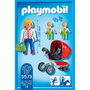 Mother with Twin Stroller Playmobil