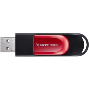 Флешка Apacer AH25A, 32GB, USB 3.1, Black/Red