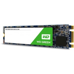 M.2  SSD 120GB  Western Digital Green , SATA 6Gb/s, Type 2280 , Read: 545 MB/s, Write: 450 MB/s, 3D NAND TLC, "WDS120G2G0B"