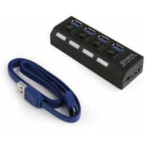 "USB  3.0 Hub 4-port Gembird ""UHB-U3P4-22"", Black
-  
  https://gembird.nl/item.aspx?id=9929"