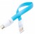 Cablu de date magentic Tellur Micro USB 0.2m Albastru