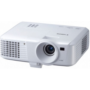 MMProjector Canon LV-WX320 + Gift Kit, DLP 3D, 16:10 WXGA (1280x800), 10000:1 (full on/full off), 3200Lm, 6000hrs (Eco), 1.1x zoom lens, HDMI and 2x VGA ports, RJ-45 (100BASE-TX / 10BASE-T) port, 10W speaker, Remote control, White, 2.5kg