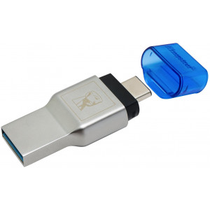 Kingston FCR-ML3C MobileLite Duo 3C Card Reader, USB 3.0, USB Type-A and USB Type-C