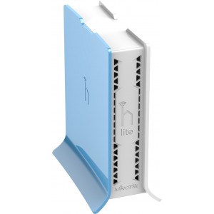  Mikrotik hAP lite (RB941-2nD-TC), 650MHz CPU, 32MB RAM, 4xLAN, built-in 2.4Ghz 802.11b/g/n 2x2 two chain wireless with integrated antennas, RouterOS L4, tower case, PSU