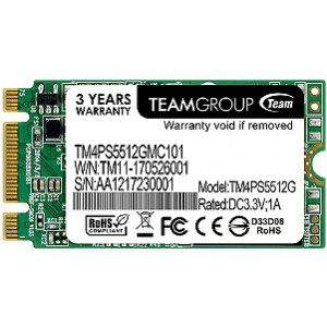  128GB SSD M.2 Type 2242 Team M.2 Lite TM4PS5128GMC101, Read 530MB/s, Write 200MB/s (solid state drive intern SSD/внутрений высокоскоростной накопитель SSD)