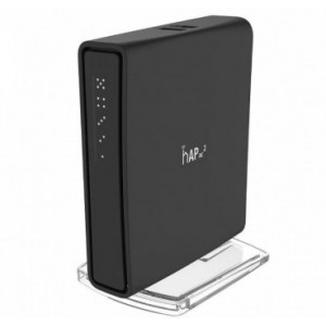 Mikrotik hAP ac2 (RBD52G-5HacD2HnD-TC),716MHz CPU,128MB RAM, 5xGbit LAN, built-in 2.4Ghz 802.11b/g/n Dual Chain wireless with integrated antenna,built-in 5GHz 802.11an/ac Dual Chain wireless with integrated antenna,USB,RouterOS L4,desktop/tower case,PSU