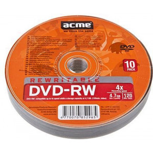  ACME MINI DVD-RW 1,4 GB 2X Cake Box 10