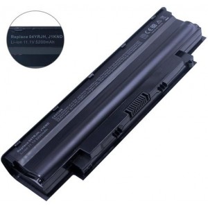 J1KNDOR - Battery Dell Inspiron N5110 N5010 N7010 N7110 M5010 M5030 N3010 N4010 N4050 N4110 N4120 Vostro 1440 1450 1540 1550 2420 2520 3450 3550 3555 3750 J1KND 4YRJH 9JR2H 6P6PN 7XFJJ 383CW WT2P4 11.1V 5200mAh Black Original