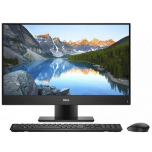 AIl-in-One PC - 23.8" DELL Inspiron 5477 FHD IPS Infinity non-Touch, Intel® Core® i3-8100T up to 3.1GHz, 8GB DDR4, 1TB HDD, Intel® UHD 630 Graphics, USB-C, Articulating Stand, FHD cam, Wi-Fi-AC/BT4.1, KM636 Wireless KB&MS, Win 10 Pro, Black