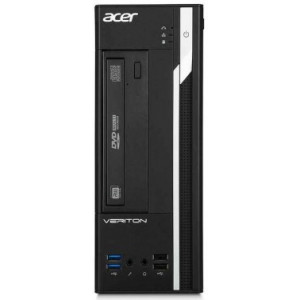 Acer Veriton X2660G SFF +W10 (DT.VQWME.013) Intel® Pentium® G5400 3.7 GHz, 4GB DDR4 RAM, 1TB HDD, no ODD, Intel® UHD 610 Graphics, HDMI, DP, VGA, COM-port, 180W PSU, Win10 Home Ru, USB KB/MS, Black, 3 Year Warranty