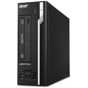 Acer Veriton X2660G SFF +W10 (DT.VQWME.013) Intel® Pentium® G5400 3.7 GHz, 4GB DDR4 RAM, 1TB HDD, no ODD, Intel® UHD 610 Graphics, HDMI, DP, VGA, COM-port, 180W PSU, Win10 Home Ru, USB KB/MS, Black, 3 Year Warranty
