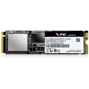 .M.2 NVMe SSD  512GB ADATA XPG SX6000 Pro [PCIe 3.0 x4, R/W:2100/1500MB/s, 250K IOPS, RTS, 3DTLC]