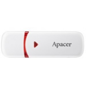 Флешка Apacer AH333, 8GB USB2.0, White, Classic Cap (AP8GAH333W-1)