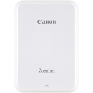 Mini Photo Printer Canon Zoemini PV123, White/Silver