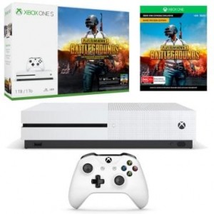 Game Console  Microsoft Xbox One S 1TB White + Forza Horizon 4, 1 x Gamepad (Xbox One Controller), 1 x Game (Forza Horizon 4)