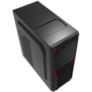 "Case ATX 500W Sohoo 5912BR, Black-Red, 1xUSB3.0 1xUSB2.0, ATX-500W-12cm
D*W*H:370*180*412mm
Standard ATX, Micro ATX, Mini-ITX
Drive Bays: 3 x 5.25 ; 3 x 3.5”(1x 3.5” external+2x 3.5” internal) ; 2 x 2.5"" SSD
7 x Expansion Slots
330 mm extra long