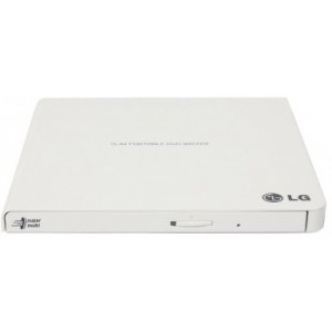 External Portable Slim 8x DVD-RW Drive LG "GP57EW40", White, (USB2.0), Retail
