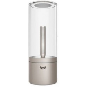 XIAOMI "Yeelight Candela Smart Mood Candlelight", Silver, Smart Candle, Color temperature 1800K, Bluetooth, Battery 2100mAh, Working time 8 hours, Luminous flux 0.3-13lm