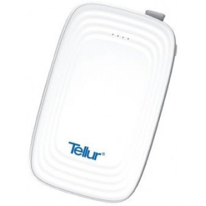 Powerbank Tellur Slim 10000mAh 2xUSB + Micro USB, alb