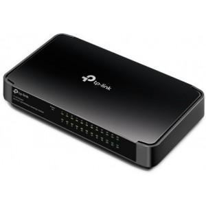 TP-LINK TL-SF1024M  24-port Desktop Switch, 24 10/100M RJ45 ports, Green Ethernet, plastic case