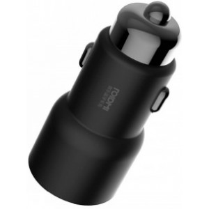 USB Car Charger + FM Transmiter - Xiaomi "RoidMi 3S" (BFQ04RM), Black, BT4.0, FM frequency 87.5-108MHz, 2xUSB charger 5V/2.1A, DC12/24V, Low distortion sound quality, High performance controller, Internal USB indicator, Support Android APP