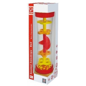 HAPE-BEADED RAINDROPS,RED