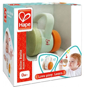 HAPE-ROLLER RATTLE