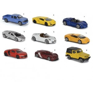 Majorette auto STREET CARS 7,5 cm. 9-asort.