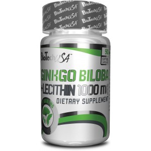 Biotech  GINKGO BILOBA + LECITHIN 90 капсул