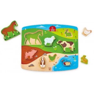 HAPE-FARM ANIMAL PUZZLE&PLAY
