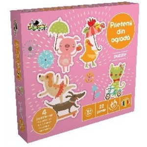 Puzzle Premium-Prietenii din ograda