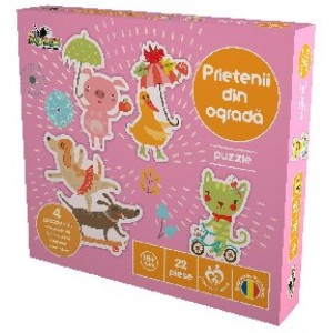 Puzzle Premium-Prietenii din ograda