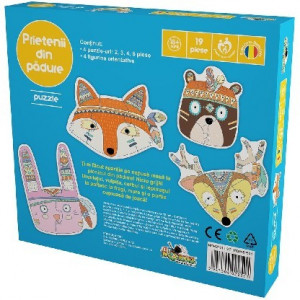 Puzzle premium-Prietenii din padure