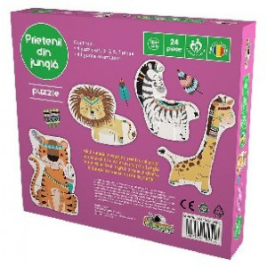 Puzzle Premium-Prietenii din jungla