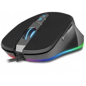 Мышь SVEN RX-G970, Optical, 600-4000 dpi, 6 buttons, Soft Touch, RGB, Black, USB