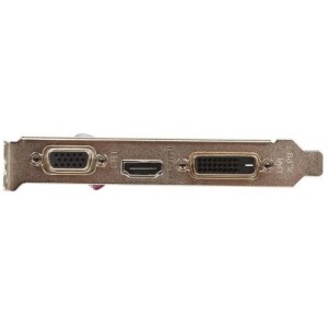 Видеокарта MSI GeForce GT 710 (GT 710 1GD3H LP) /  1GB DDR3 64Bit 954/1600Mhz, D-Sub, DVI, HDMI, Passive Heatsink, Low Profile Design, Retail