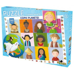 Puzzle 240 piese - Copiii planetei 2017